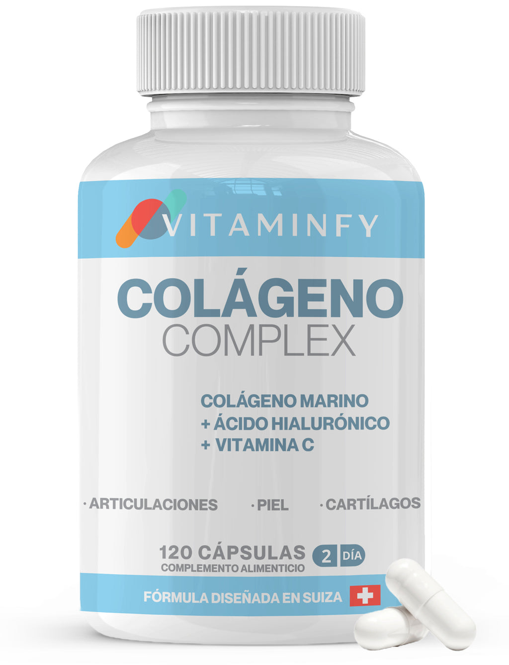 COLÁGENO COMPLEX CON VITAMINA C Y ÁCIDO HIALURÓNICO